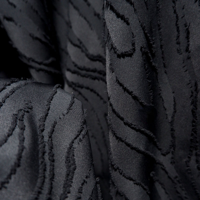 Tissu zébré en relief – Coupe convexe, effet 3D