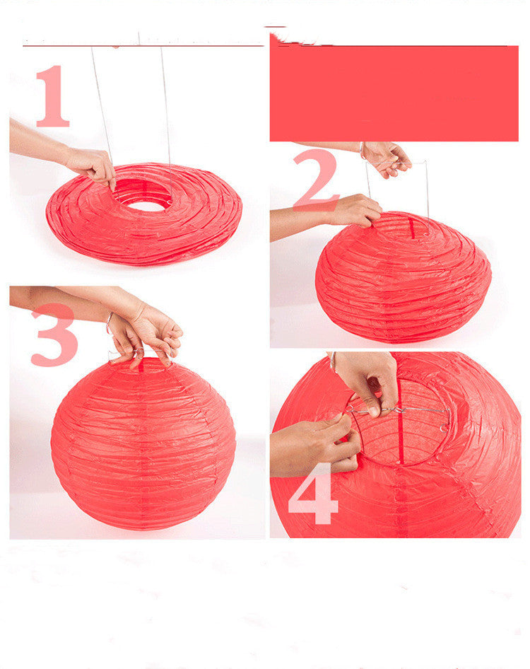Folding paper lantern
