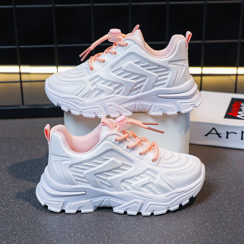 Chaussures de sport décontractées en mesh respirant pour fille