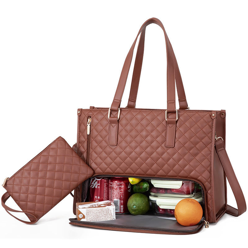 Sac Lunch Isotherme Femme – Élégant, Grand Format & Multifonction | Travail, Bureau, Déplacements