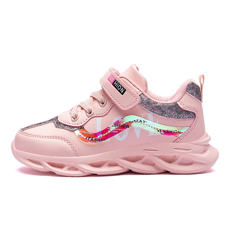 Chaussures tendance style coréen pour fille – Chaussures de sport pour enfants