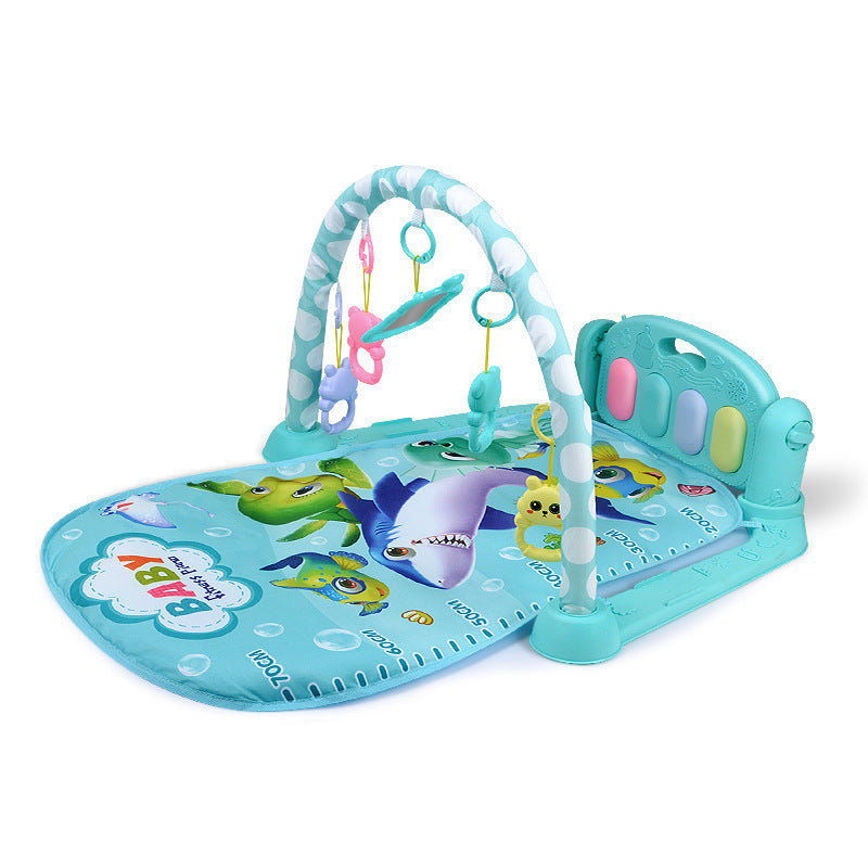 tapis d'éveil bébé avec piano musical, puzzles éducatifs