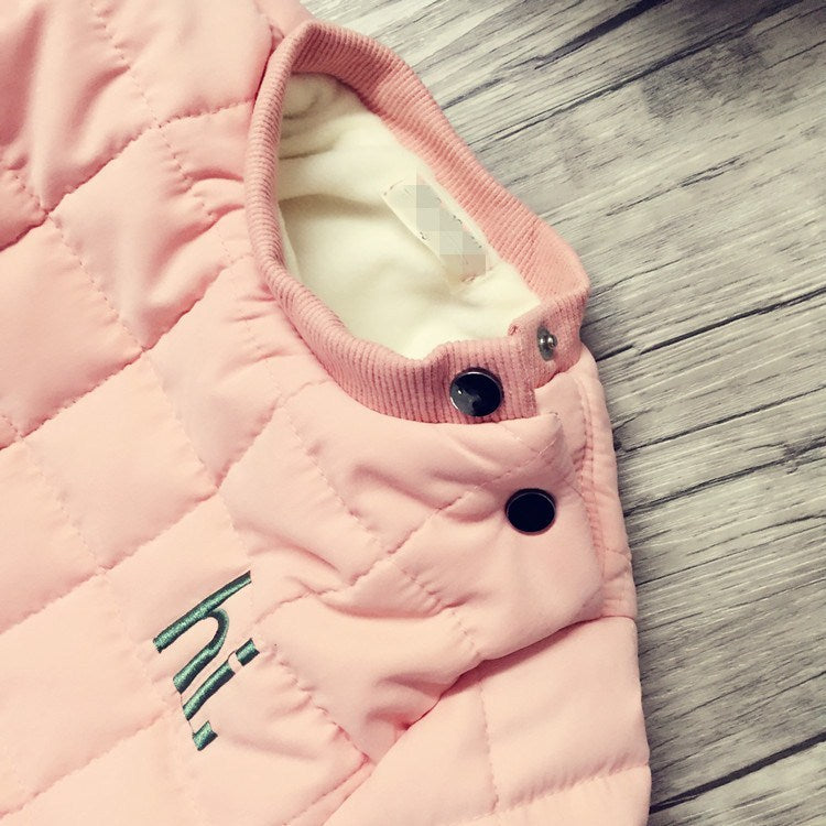 Veste d'hiver matelassée en coton pour enfants