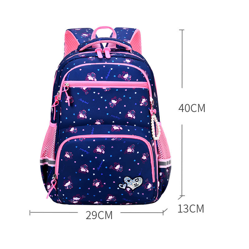 Sac à dos fille mignon – Style princesse à motif dessin animé