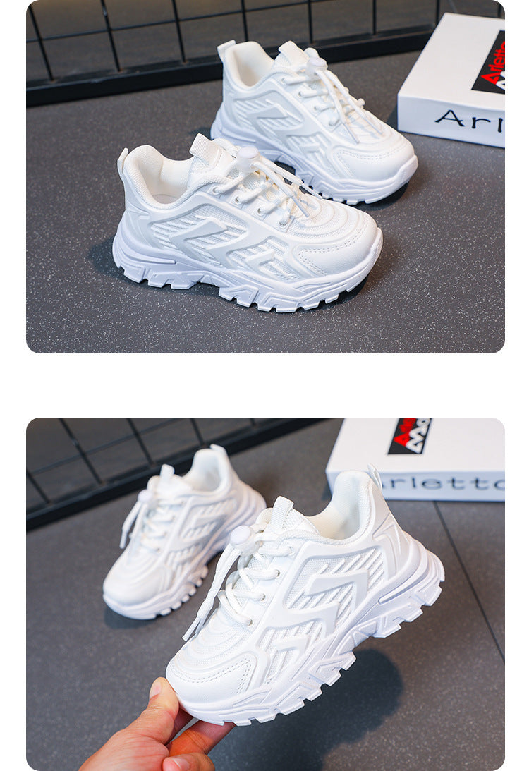 Chaussures de sport décontractées en mesh respirant pour fille