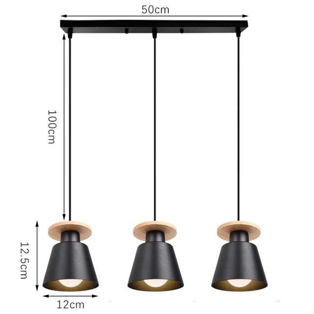 Lustre LED pour salle à manger, chambre, bureau et salon