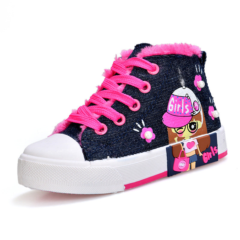Chaussures en toile pour enfants – Baskets fille