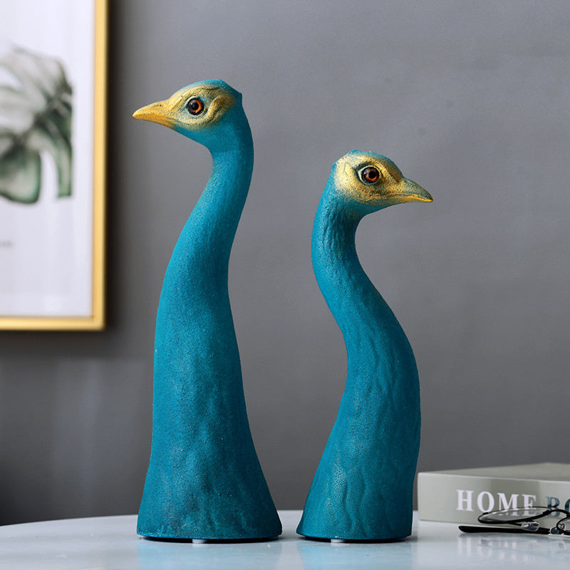 Vase paon créatif – accessoire décoratif pour salon et maison, idéal pour pendaison de crémaillère