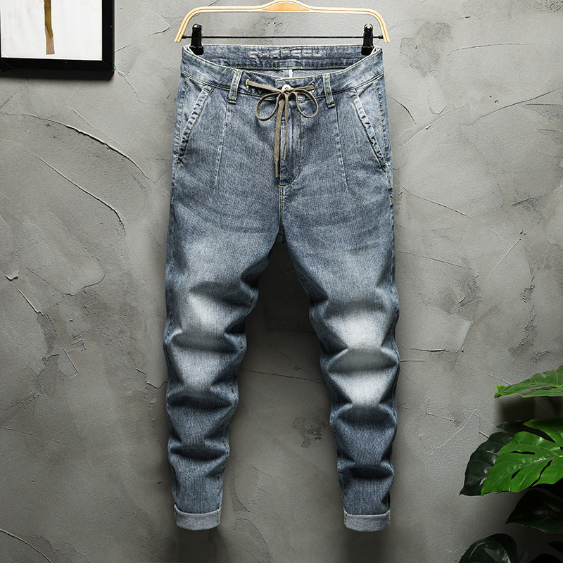 Jeans rétro slim coupé