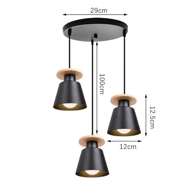 Lustre LED pour salle à manger, chambre, bureau et salon