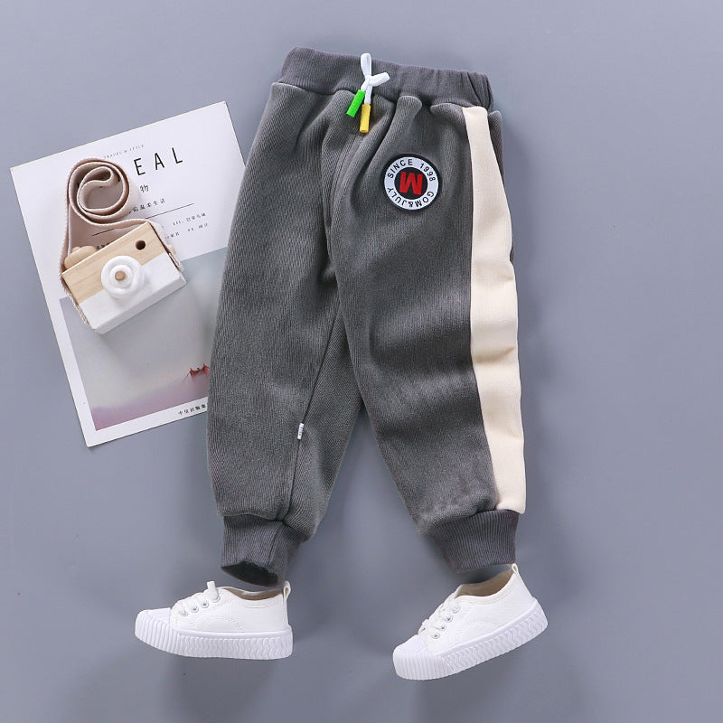 Pantalons de survêtement en cachemire pour enfants