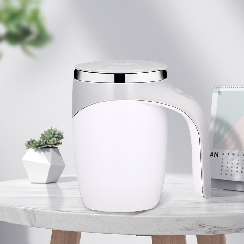 Tasse Auto-Mélangeante Électrique – Rechargeable & Magnétique | Café, Lait, Milkshake