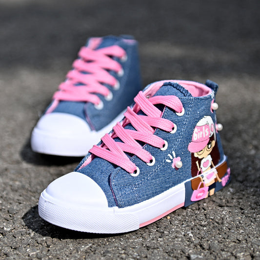 Chaussures en toile pour enfants – Baskets fille