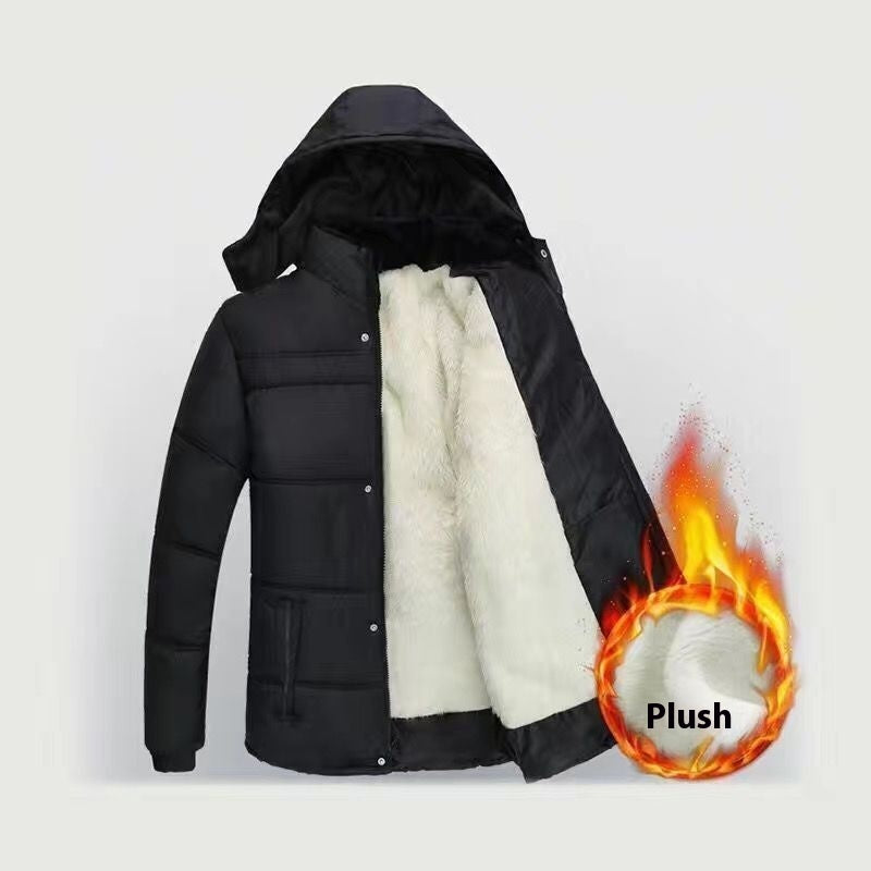 Manteau chaud homme – Veste d’hiver matelassée en coton