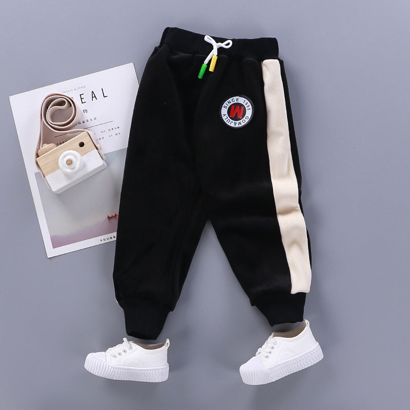 Pantalons de survêtement en cachemire pour enfants