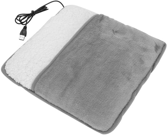 Chauffe-pieds électrique USB – Housse chauffante en peluche pour chaussures / semelles – Trésor thermique d’hiver