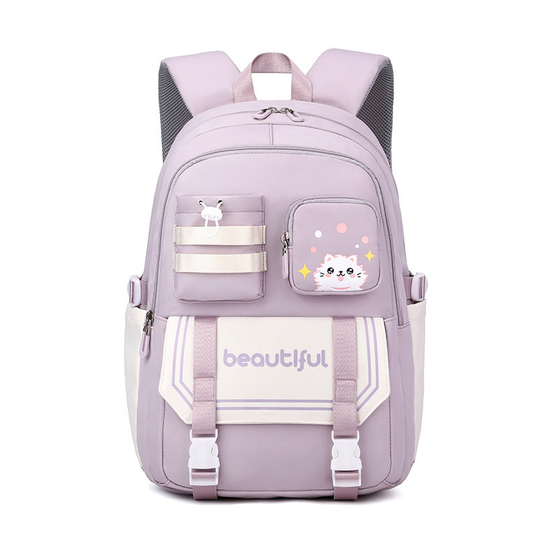 Cartable grande capacité pour filles – École primaire – Mignon