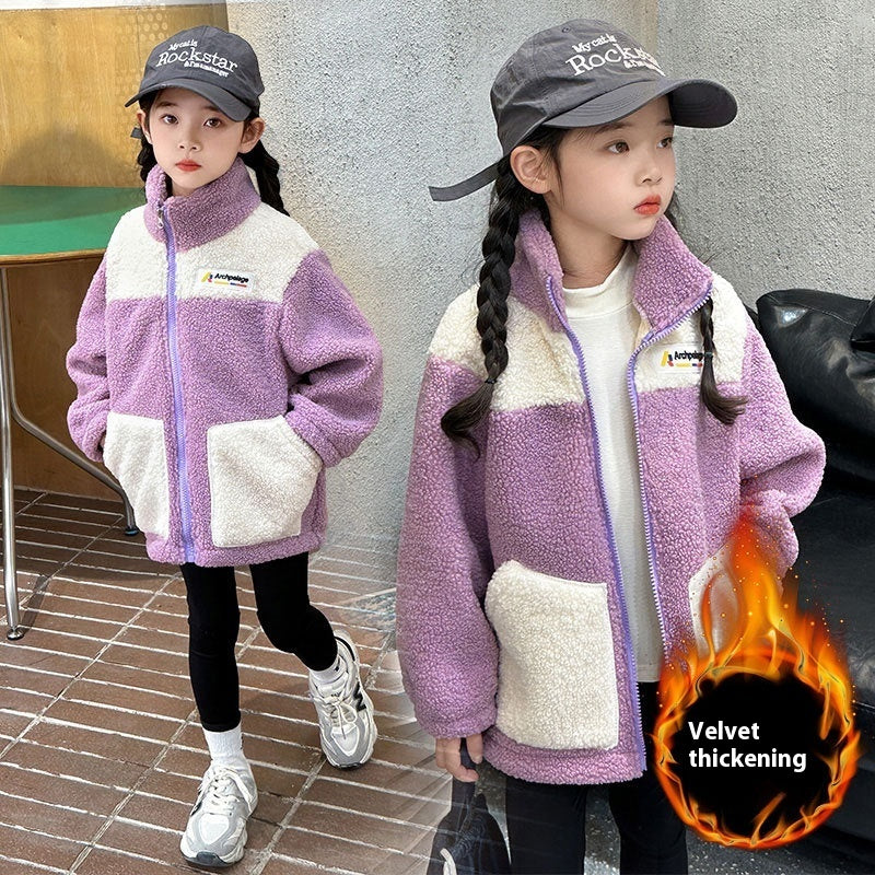 Manteau d’hiver enfant – Mode casual, chaud et épaissi, pour filles et garçons (petits et moyens enfants)