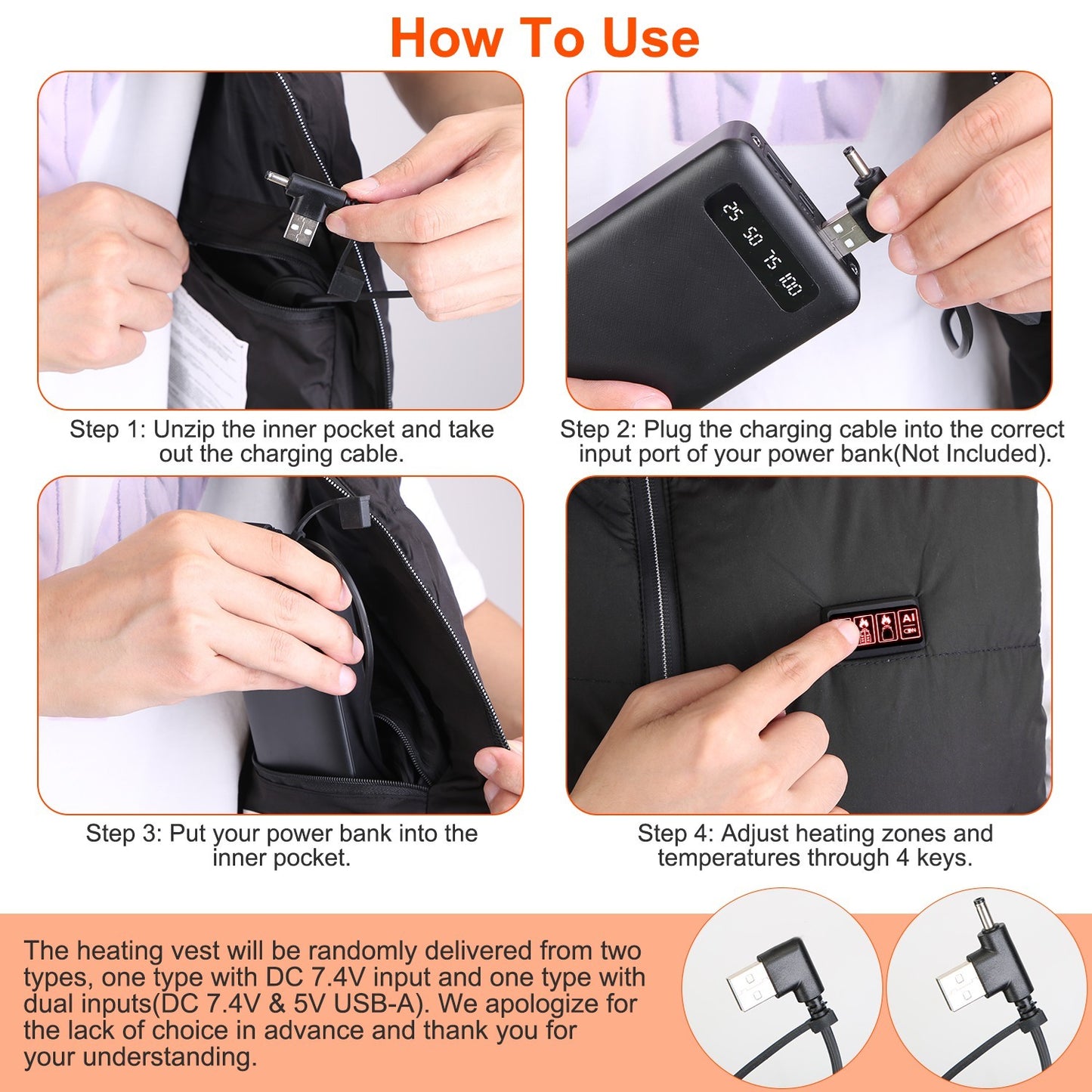 Gilet chauffant unisexe – 23 zones de chauffage, 3 niveaux de chaleur, USB, lavable en machine – Idéal pour l’hiver, randonnée, ski, patinage et activités extérieures