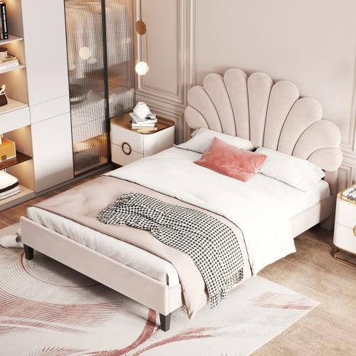 Lit en velours pour fille