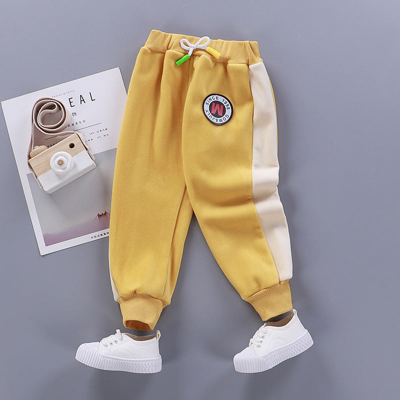 Pantalons de survêtement en cachemire pour enfants