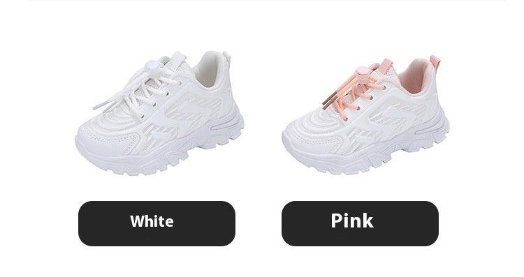 Chaussures de sport décontractées en mesh respirant pour fille