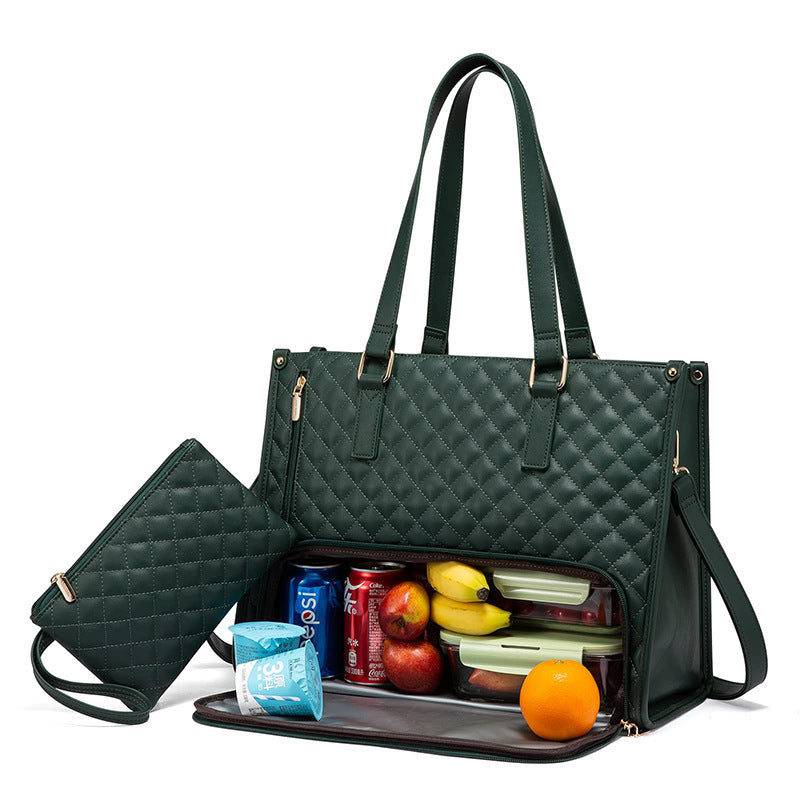 Sac Lunch Isotherme Femme – Élégant, Grand Format & Multifonction | Travail, Bureau, Déplacements