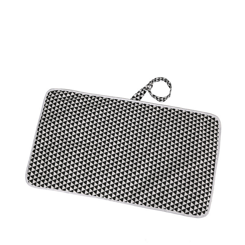 Organisateur de couches suspendu pour table à langer ou lit/ oBaby cotton portable diaper changing pad