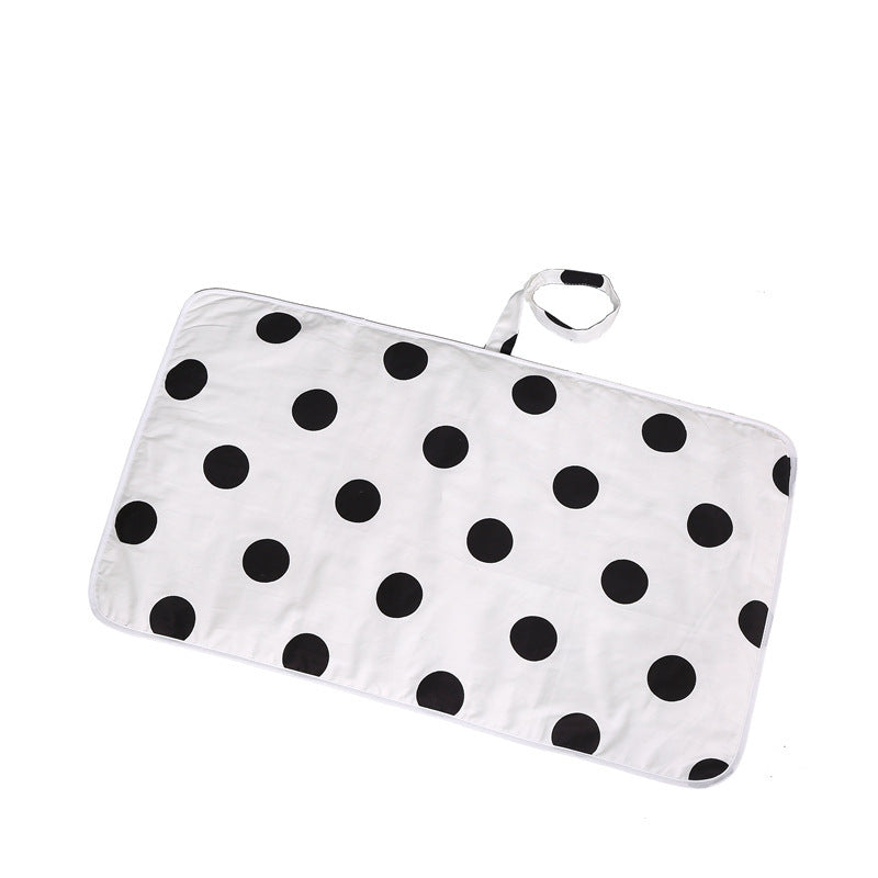 Organisateur de couches suspendu pour table à langer ou lit/ oBaby cotton portable diaper changing pad