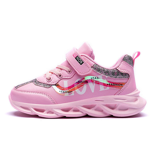 Chaussures tendance style coréen pour fille – Chaussures de sport pour enfants