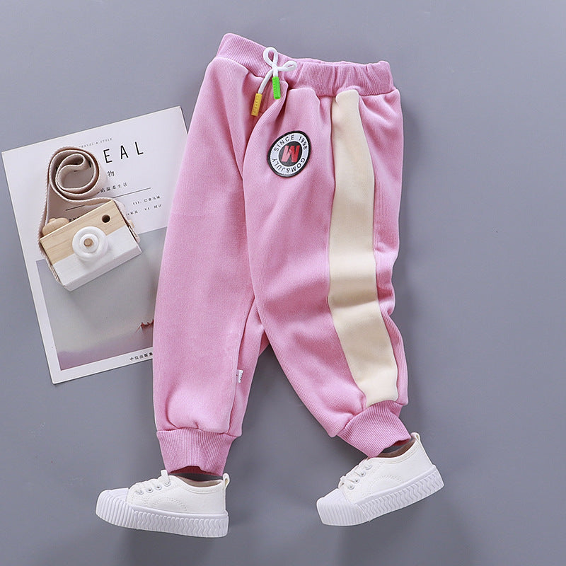 Pantalons de survêtement en cachemire pour enfants
