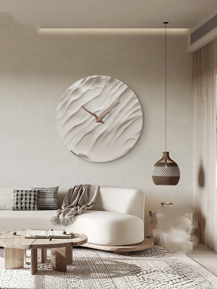 Horloge murale minimaliste pour décoration de salon