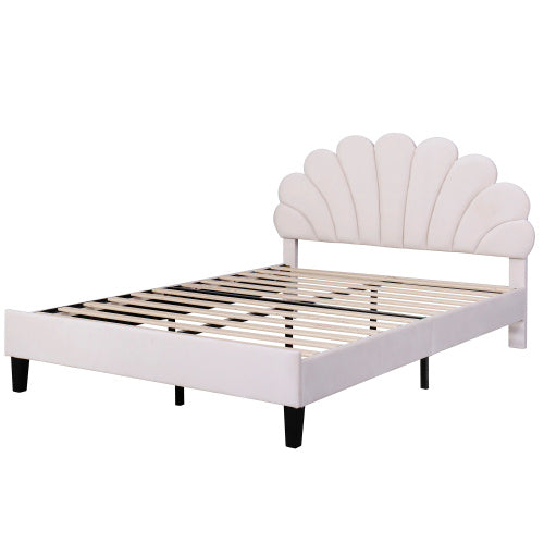 Lit en velours pour fille