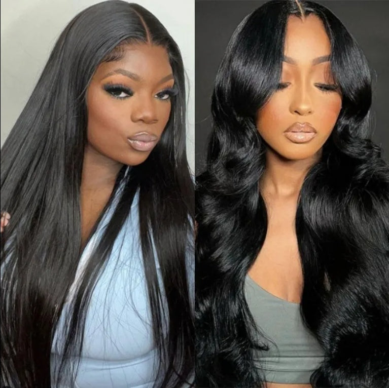 Perruque front lace droite sans colle – Brésilienne Remy – HD Lace 7x5 – Pré-coupée
7x5 HD Lace Front Straight Wig – Glueless Brazilian Remy – Pre-Cut for Women