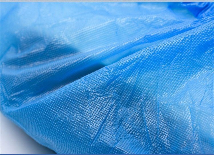 Couvre-chaussures jetables épaissis en plastique imperméable