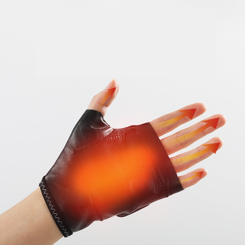 Gants Chauffants Intelligents – Demi-Doigts, Rechargeables | Confort Thermique pour l’Hiver & la Moto