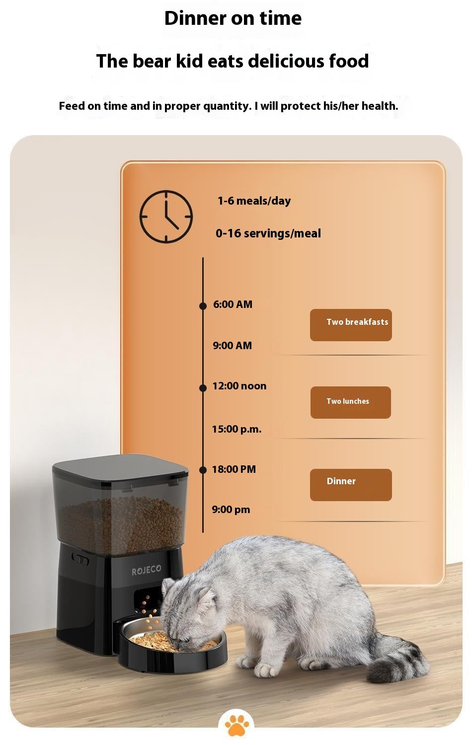 Distributeur Automatique de Nourriture pour Animaux – Programmable & Intelligent