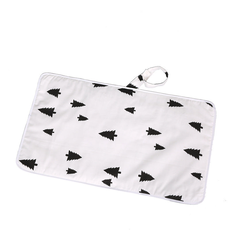 Organisateur de couches suspendu pour table à langer ou lit/ oBaby cotton portable diaper changing pad