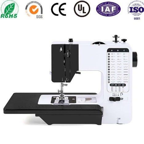 Machine à Coudre Électrique Multifonctionnelle de Bureau – Automatique avec Carte d’Extension