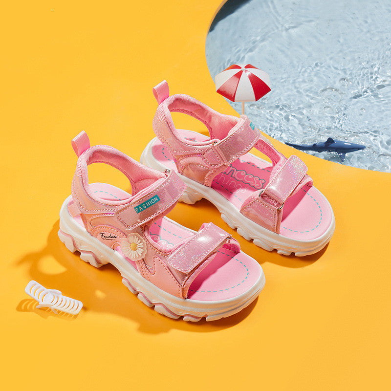 Sandales respirantes mignonnes pour fille