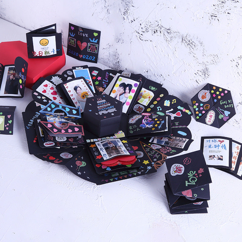 Boîte surprise DIY “Love” – Album photo créatif et boîte à souvenirs personnalisée