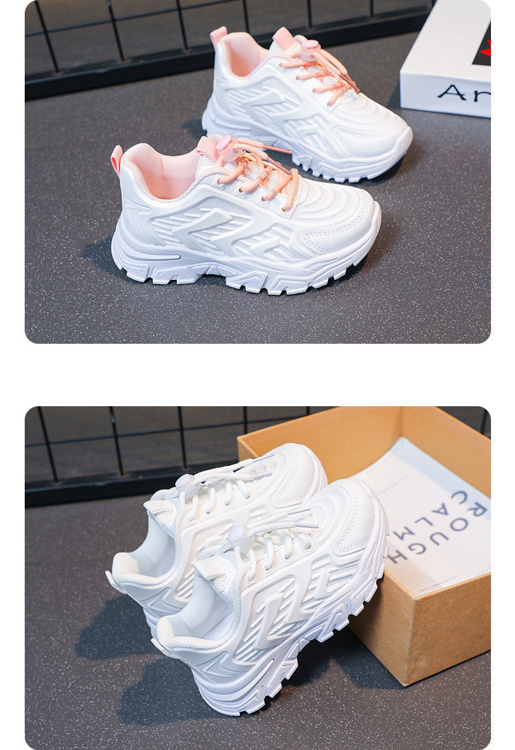 Chaussures de sport décontractées en mesh respirant pour fille