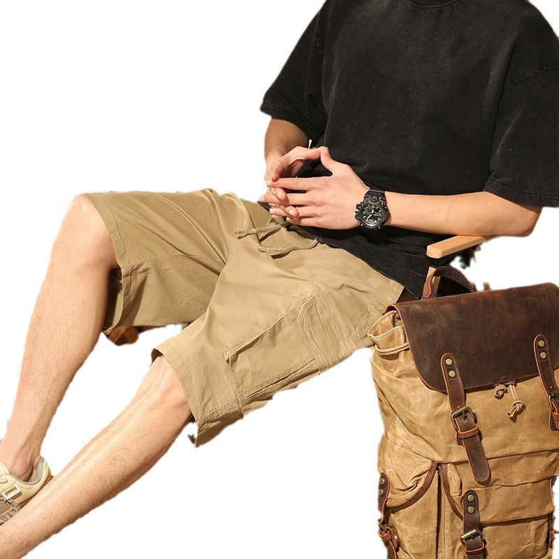 Pantalon cargo ample multi-poches pour homme