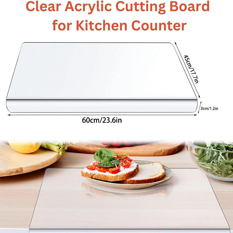 Kitchen Transparent Non-slip Acrylic Chopping Board