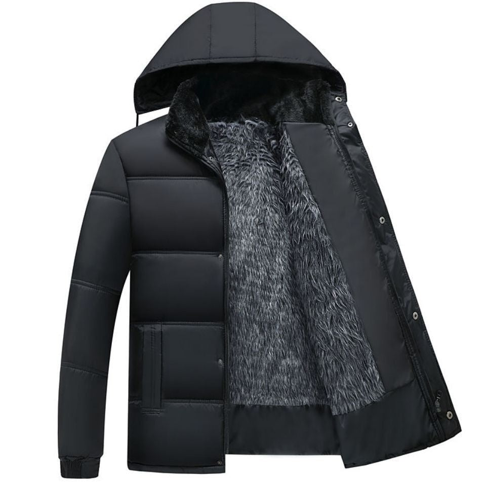 Manteau chaud homme – Veste d’hiver matelassée en coton