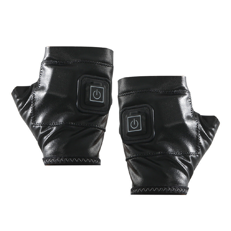 Gants Chauffants Intelligents – Demi-Doigts, Rechargeables | Confort Thermique pour l’Hiver & la Moto