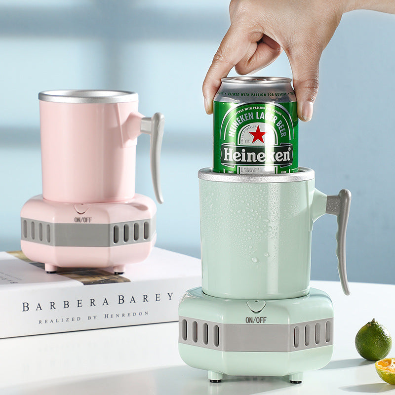 Gobelet mini rafraîchissant à double usage – Refroidissement rapide pour cuisine, bureau ou dortoir