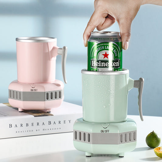Gobelet mini rafraîchissant à double usage – Refroidissement rapide pour cuisine, bureau ou dortoir