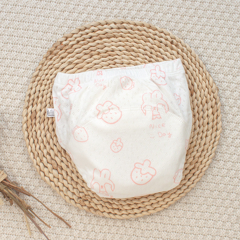 Couche Lavable en Tissu Gaze pour Nouveau-né – Culotte d’Apprentissage Imperméable