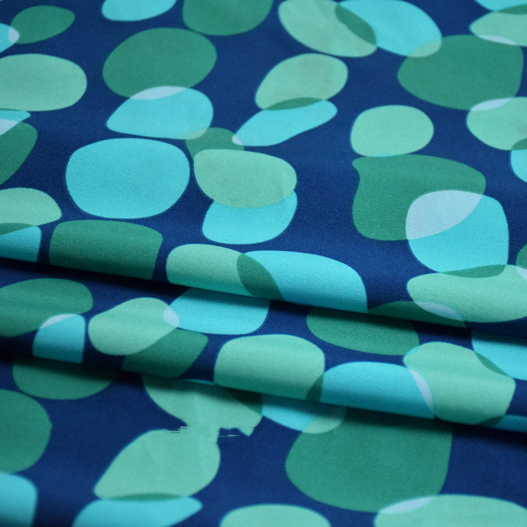 Tissu imprimé galets – Haute qualité pour robes